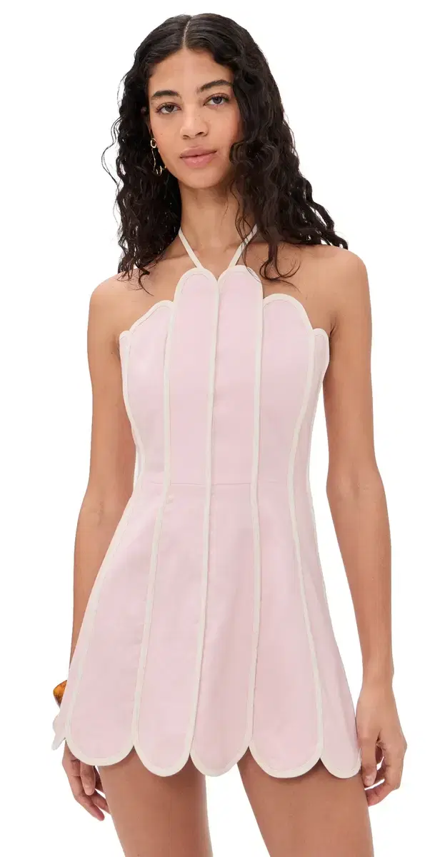 enny inen Dress Ballet Pink