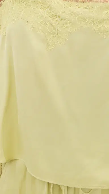 LE BOP Sienna Satin Top Honeydew | Thumbnail 6