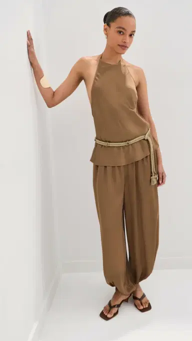 LE BOP Hunter atin Balloon Pants Hazelnut | Thumbnail 2 LE BOP Hunter atin Balloon Pants Hazelnut | Thumbnail 2