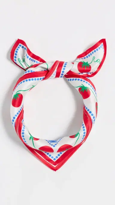 RAILS x Giadzy Cosima Scarf Gingham Tomatoes One Size | Thumbnail 2