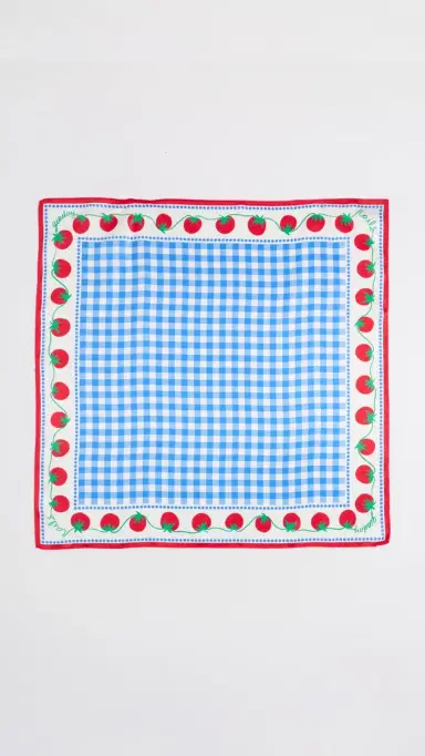 RAILS x Giadzy Cosima Scarf Gingham Tomatoes One Size | Thumbnail 3