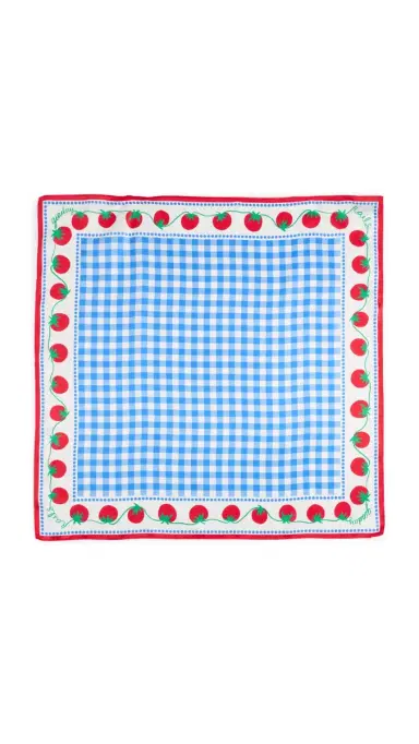 RAILS x Giadzy Cosima Scarf Gingham Tomatoes One Size | Thumbnail 6