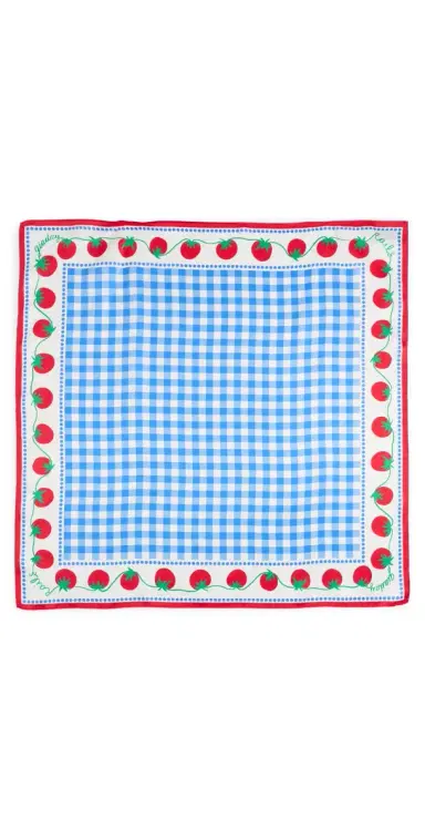 RAILS x Giadzy Cosima Scarf Gingham Tomatoes One Size | Thumbnail 1
