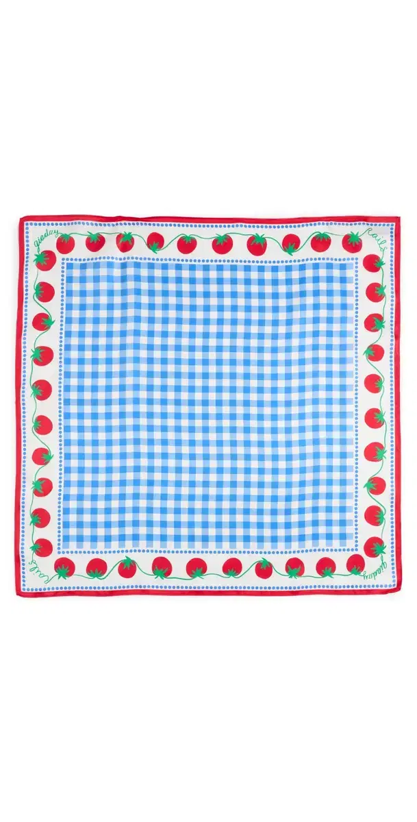RAILS x Giadzy Cosima Scarf Gingham Tomatoes One Size