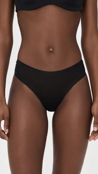 Commando Chic esh Thong Black | Thumbnail 2