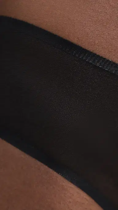 Commando Chic esh Thong Black | Thumbnail 4