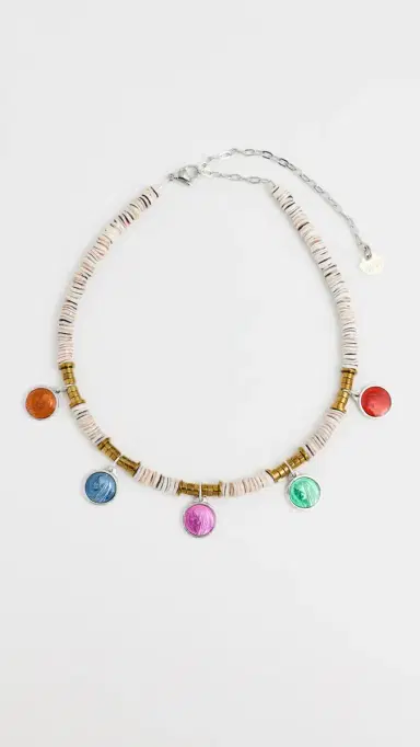 Hijas de Puka Fe Multi Necklace Rose Grey One Size | Thumbnail 2