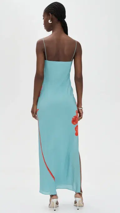 SIR. Amelie Silk Slip Dress Flore | Thumbnail 3 SIR. Amelie Silk Slip Dress Flore | Thumbnail 3