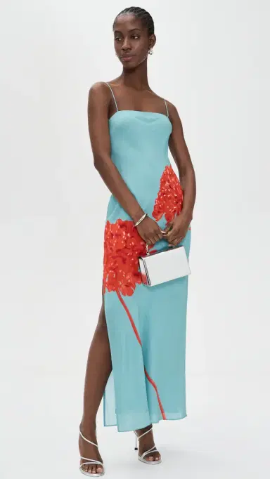 SIR. Amelie Silk Slip Dress Flore | Thumbnail 5 SIR. Amelie Silk Slip Dress Flore | Thumbnail 5