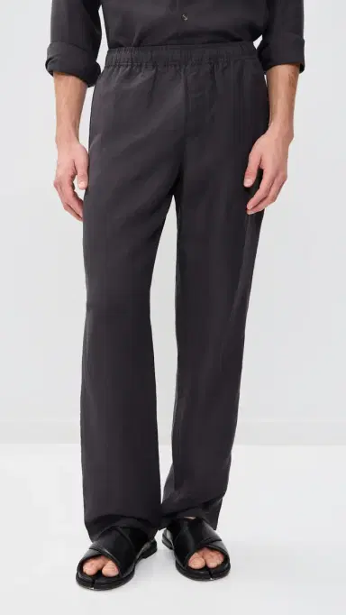 AUTO-REPLY Linen Pants Granite | Thumbnail 2