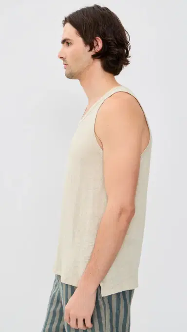Alex Crane Linen Tank | Thumbnail 4 Alex Crane Linen Tank | Thumbnail 4