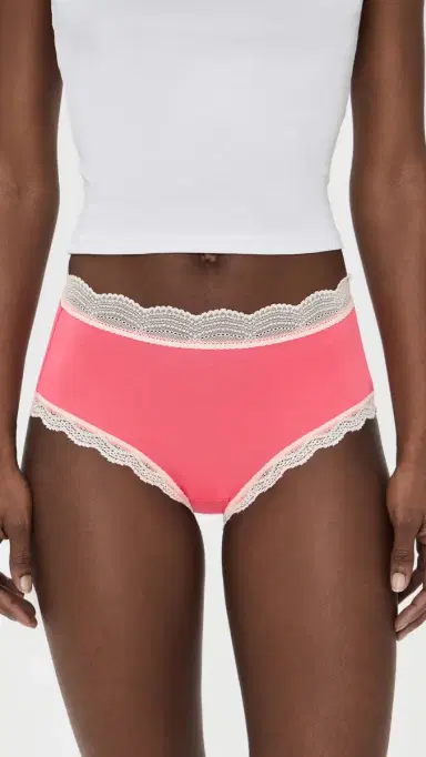 Stripe & Stare High Rise Briefs 4 Pack Coconut Ice | Thumbnail 3