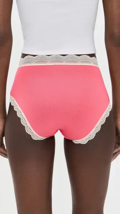 Stripe & Stare High Rise Briefs 4 Pack Coconut Ice | Thumbnail 4