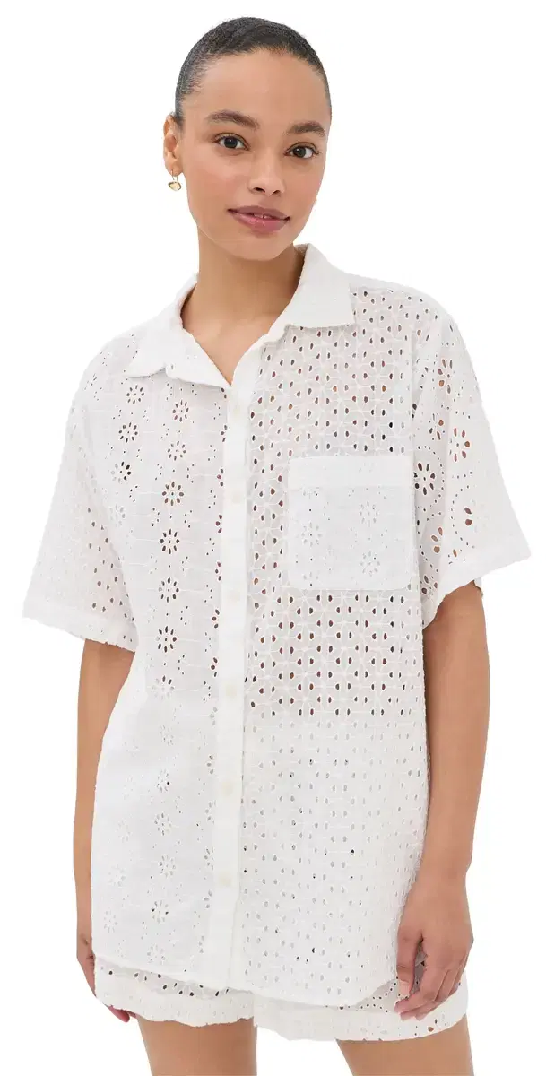 Polo Ralph Lauren Short Sleeve Shirt & Shorts Set White