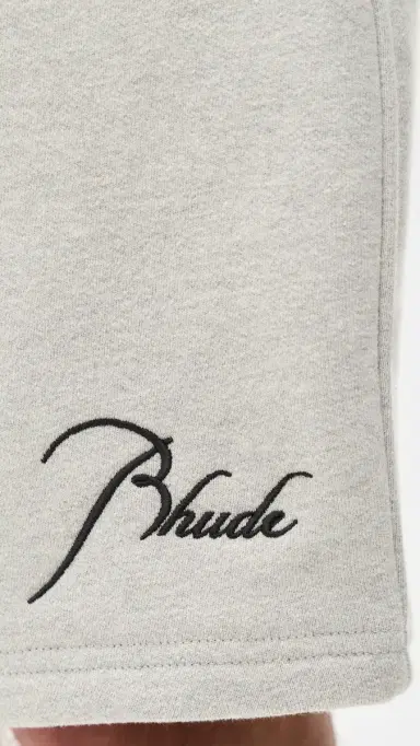 Rhude Classique Sweatshorts 9 Heather Grey/Black L | Thumbnail 6