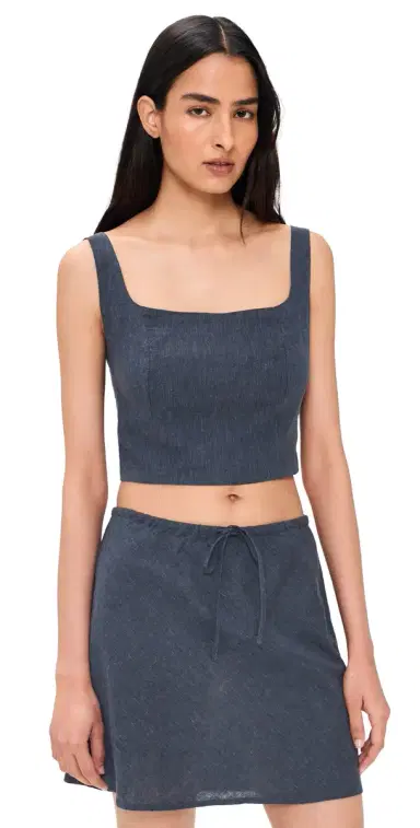 Marine Layer Zoe Hemp Tank India Ink S | Thumbnail 1