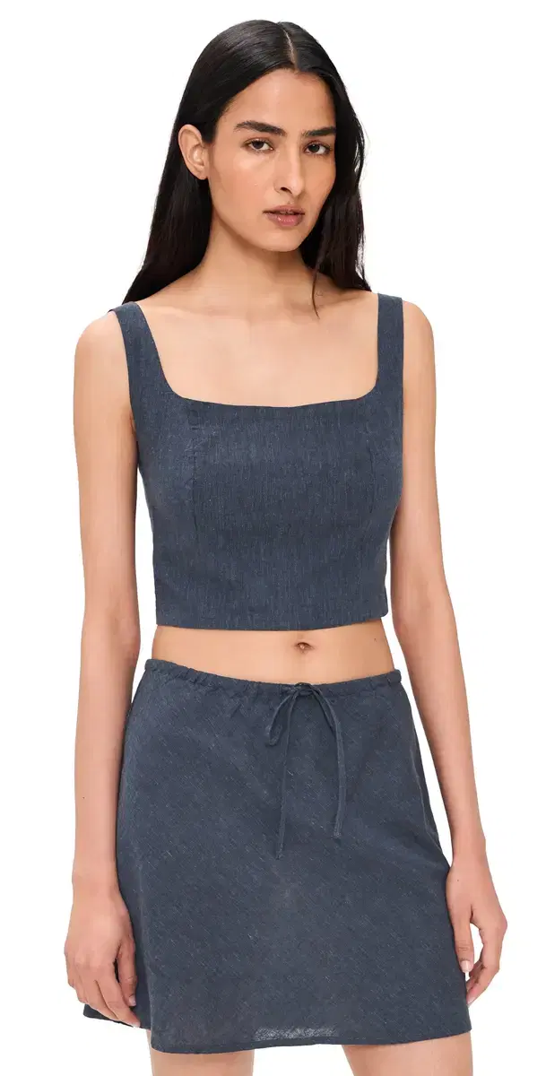 Marine Layer Zoe Hemp Tank India Ink