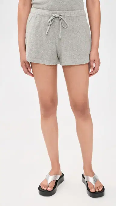 Suzie Kondi Shallis Terry Shorts Grey Heather | Thumbnail 2 Suzie Kondi Shallis Terry Shorts Grey Heather | Thumbnail 2