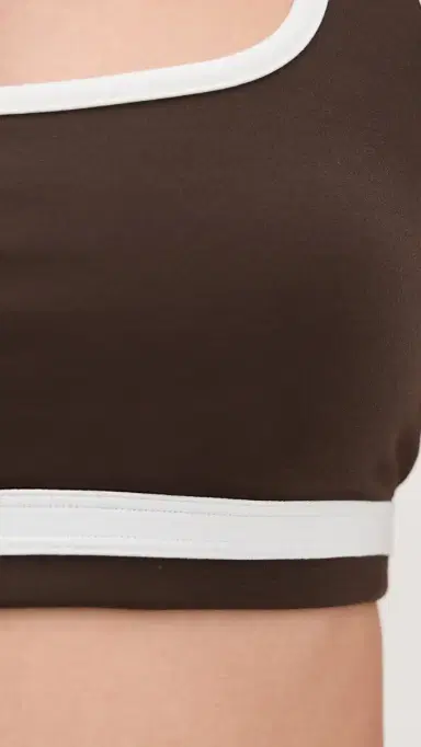 Splits59 Bianca Rigor Bra Dark Chocolate/White L | Thumbnail 6