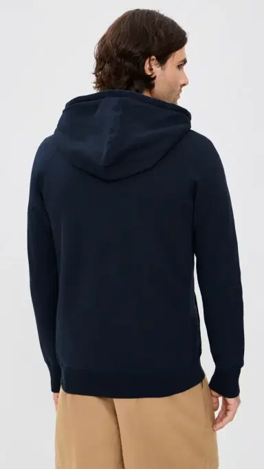 REIGNING CHAMP Midweight Terry Slim Zip Hoodie Navy M | Thumbnail 3