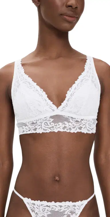 Cosabella Carmela Plunge Bralette White M | Thumbnail 1