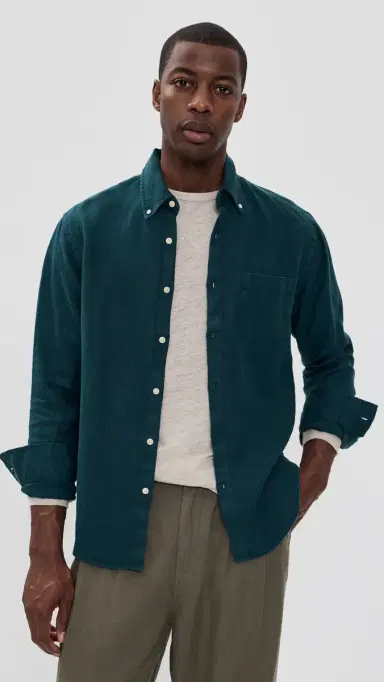 Alex Crane Linen Playa Shirt Dusk | Thumbnail 2 Alex Crane Linen Playa Shirt Dusk | Thumbnail 2