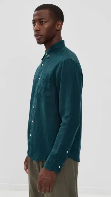Alex Crane Linen Playa Shirt Dusk | Thumbnail 4 Alex Crane Linen Playa Shirt Dusk | Thumbnail 4