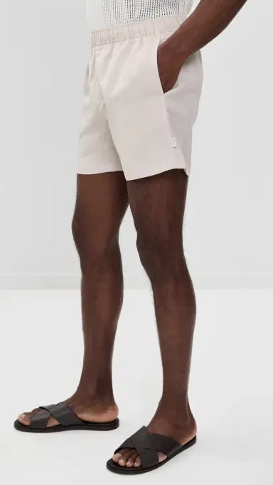 AUTO-REPLY Linen Shorts 5 Sand | Thumbnail 4 AUTO-REPLY Linen Shorts 5 Sand | Thumbnail 4