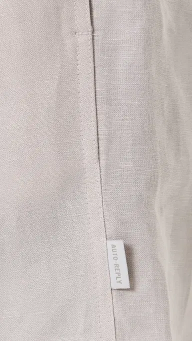 AUTO-REPLY Linen Shorts 5 Sand | Thumbnail 6 AUTO-REPLY Linen Shorts 5 Sand | Thumbnail 6