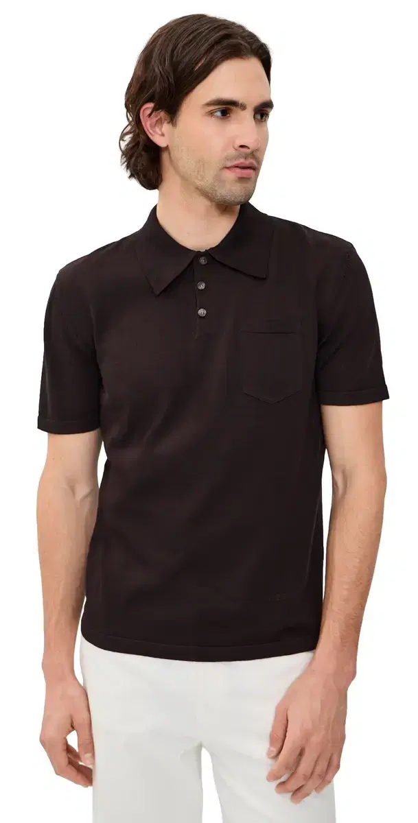A. P.C. Colin Cotton Polo weater Caa Brown