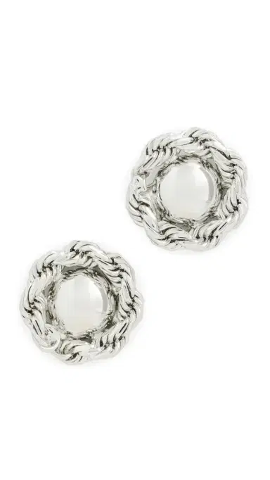 Jennifer Behr Caryann Earrings Silver One Size | Thumbnail 5 Jennifer Behr Caryann Earrings Silver One Size | Thumbnail 5