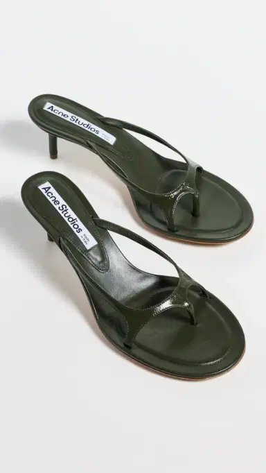 Acne Studios Leather Kitten Heels | Thumbnail 5 Acne Studios Leather Kitten Heels | Thumbnail 5