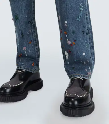Undercover Beaded straight jeans | Thumbnail 3 Undercover Beaded straight jeans | Thumbnail 3