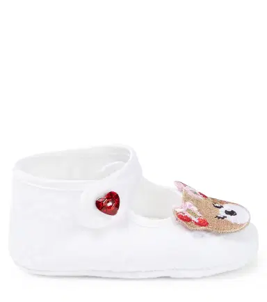 Monnalisa Baby bear-embellished ballet flats | Thumbnail 2