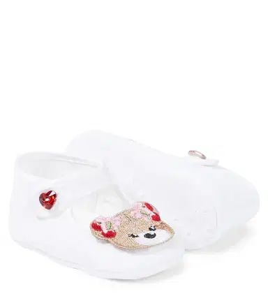 Monnalisa Baby bear-embellished ballet flats | Thumbnail 5