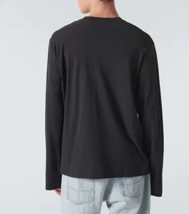 Acne Studios Logo distressed jersey T-shirt | Thumbnail 5