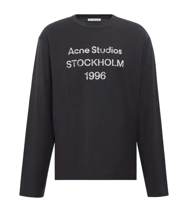 Logo distressed jersey T-shirt