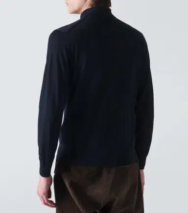 Zegna Wool polo shirt | Thumbnail 5 Zegna Wool polo shirt | Thumbnail 5