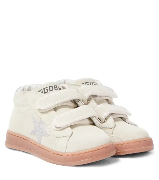 Golden Goose Kids Baby June leather sneakers