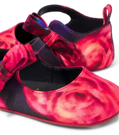 Christian Louboutin Kids Baby Lou Babe crêpe satin Mary Jane flats | Thumbnail 3