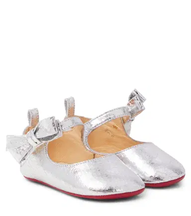 Christian Louboutin Kids Baby Lou Babe leather Mary Jane flats | Thumbnail 1