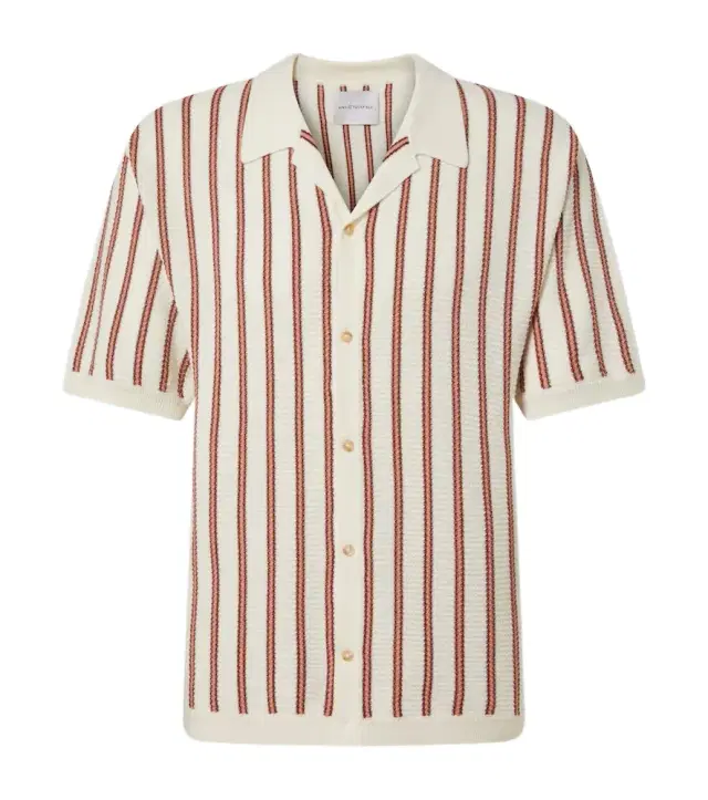 KING & TUCKFIELD Striped wool shirt