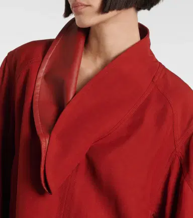 Bottega Veneta Leather-trimmed blouse | Thumbnail 5 Bottega Veneta Leather-trimmed blouse | Thumbnail 5