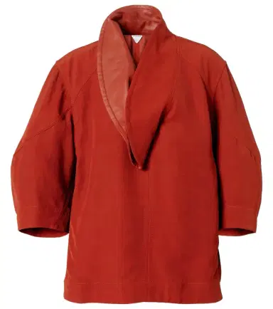Bottega Veneta Leather-trimmed blouse | Thumbnail 1 Bottega Veneta Leather-trimmed blouse | Thumbnail 1