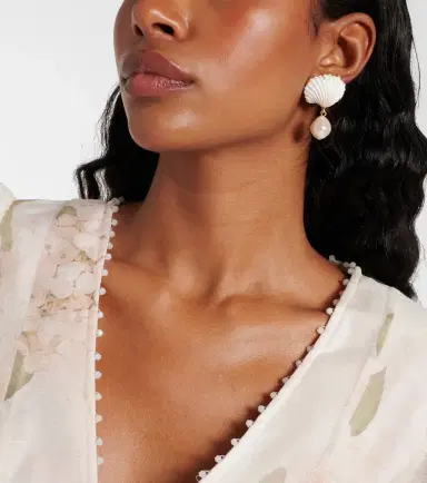Jennifer Behr Isola faux-pearl drop earrings | Thumbnail 5