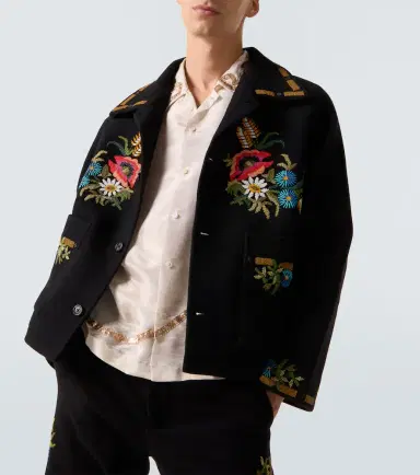 BODE Beaded Aquitaine embellished wool jacket | Thumbnail 2