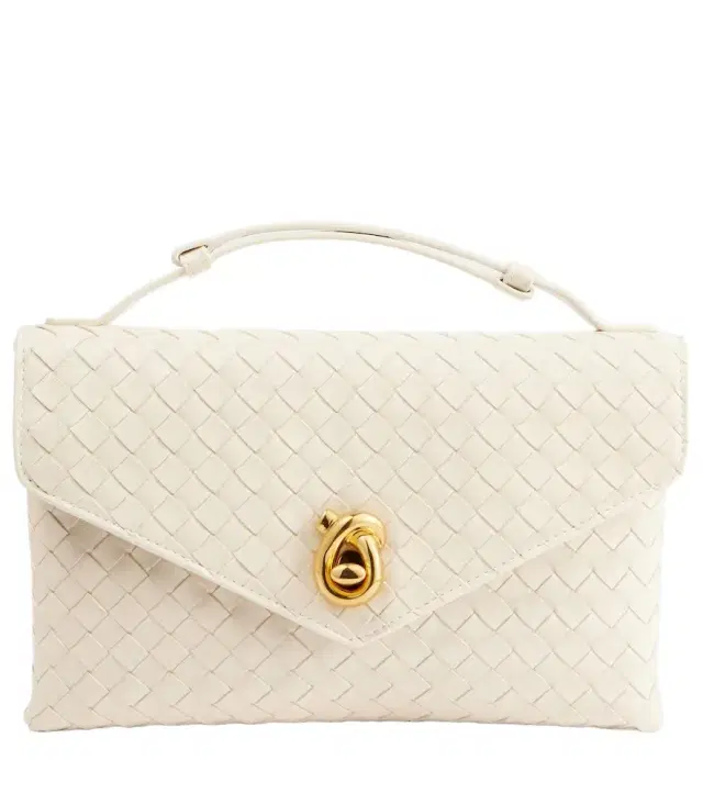 Bottega Veneta Knot Lock Intrecciato leather top-handle bag