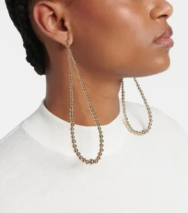 Alaïa Alaïa Beaded drop earrings | Thumbnail 5