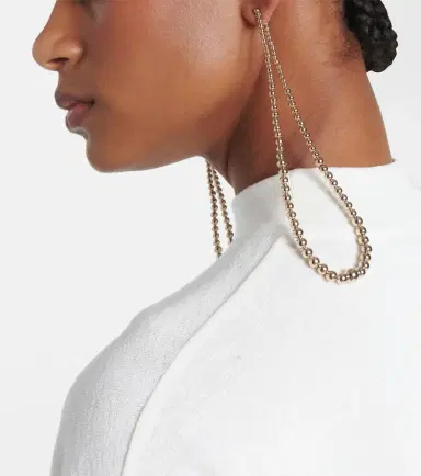 Alaïa Alaïa Beaded drop earrings | Thumbnail 6