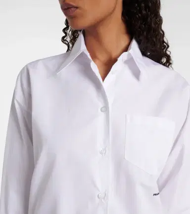 Prada Cotton poplin shirt | Thumbnail 6 Prada Cotton poplin shirt | Thumbnail 6
